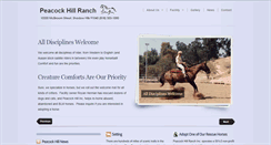 Desktop Screenshot of peacockhill.com